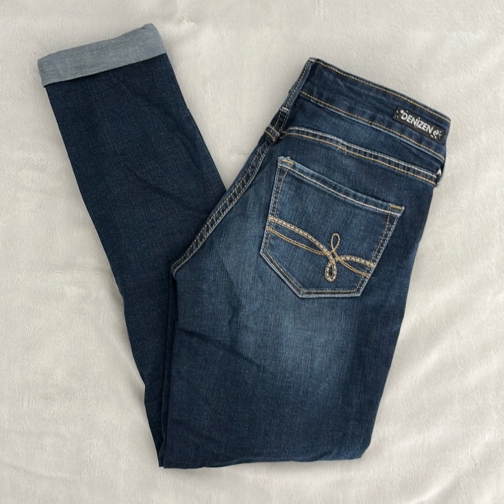 Juniors Levi’s Denizen low rise boyfriend crop jeans
